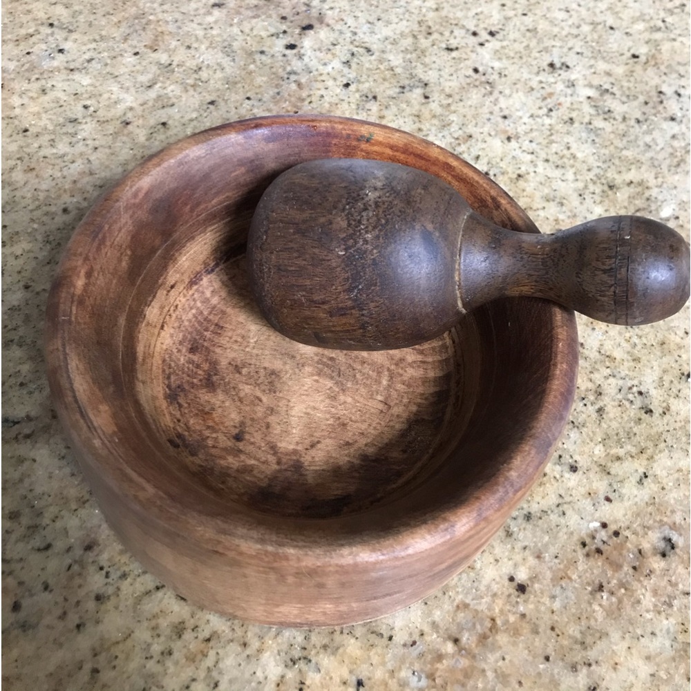 Hand-made Mortar and Pestle